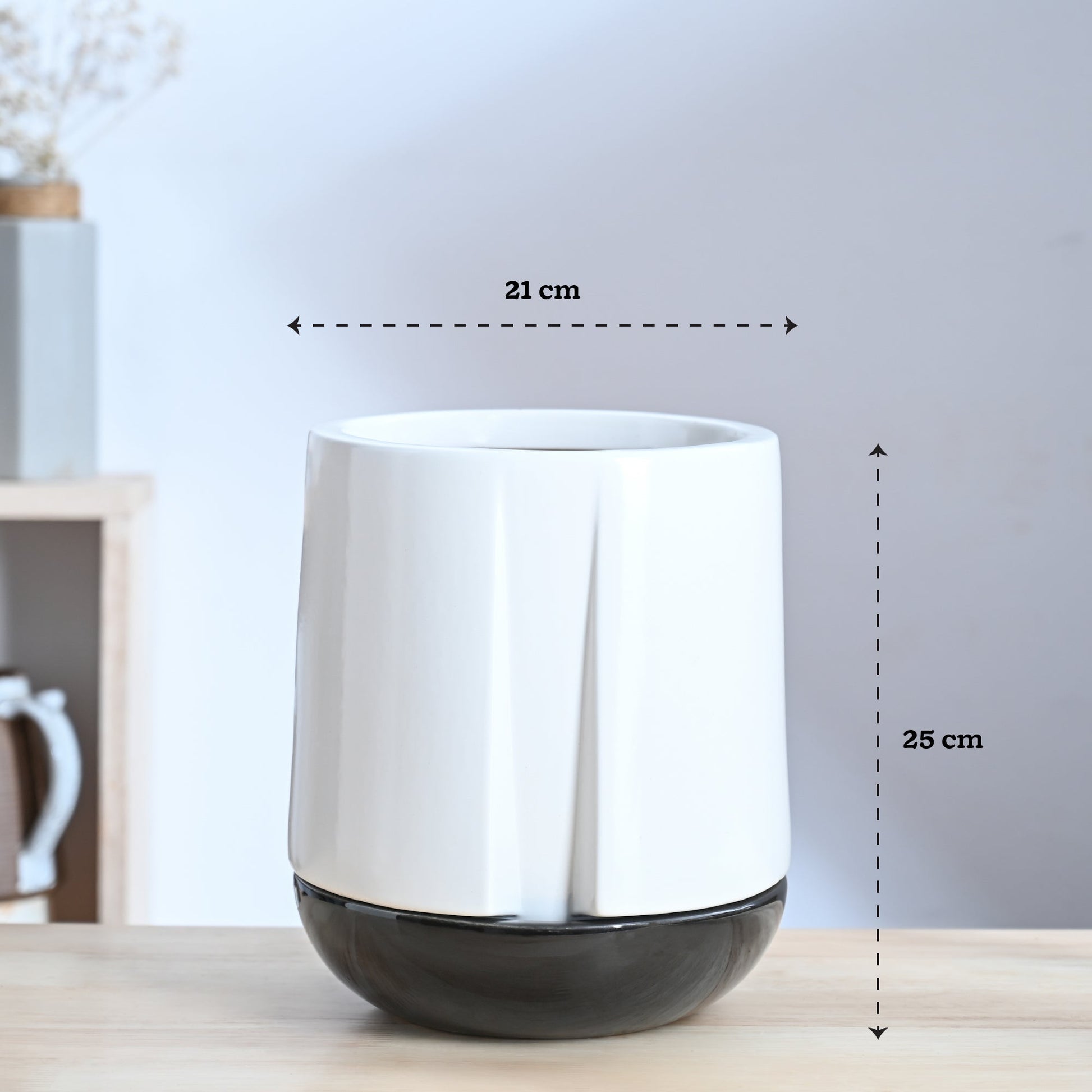 Moonlight Drama Ceramic Planter