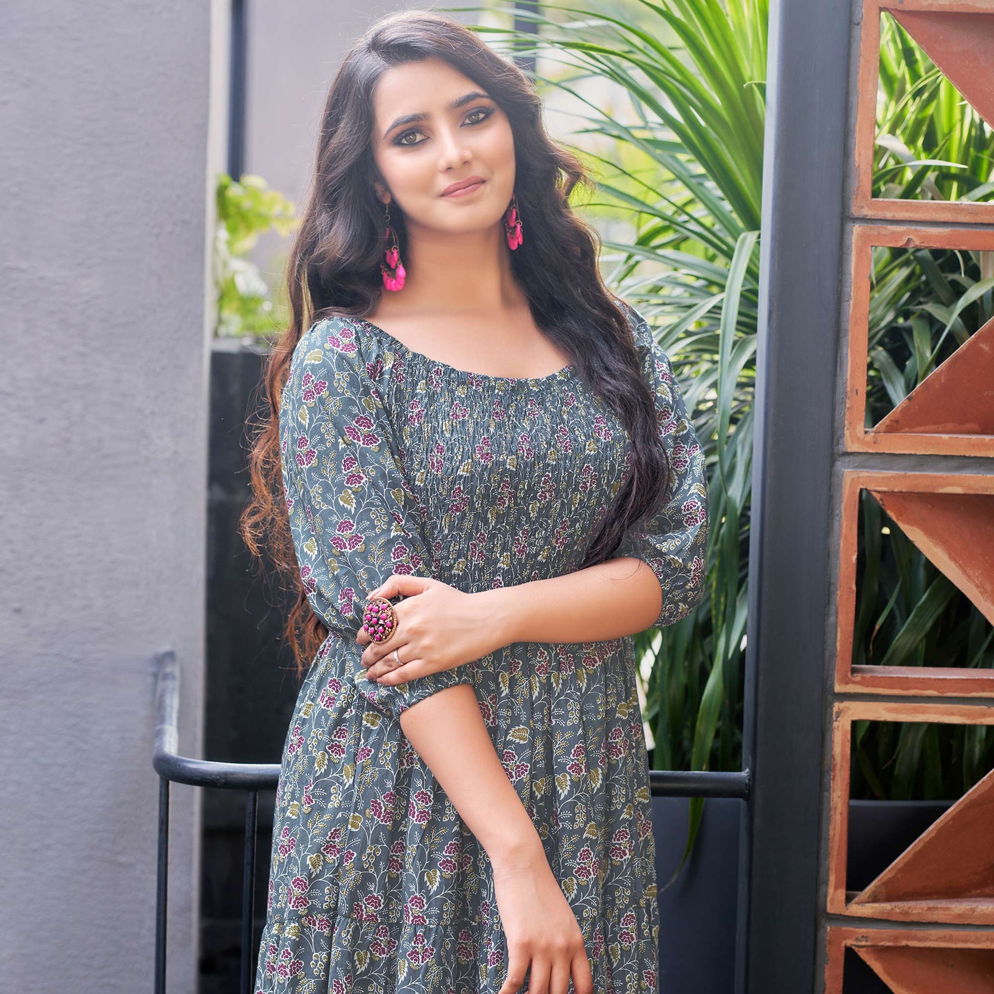 grey-floral-printed-pure-cotton-maxi-dress