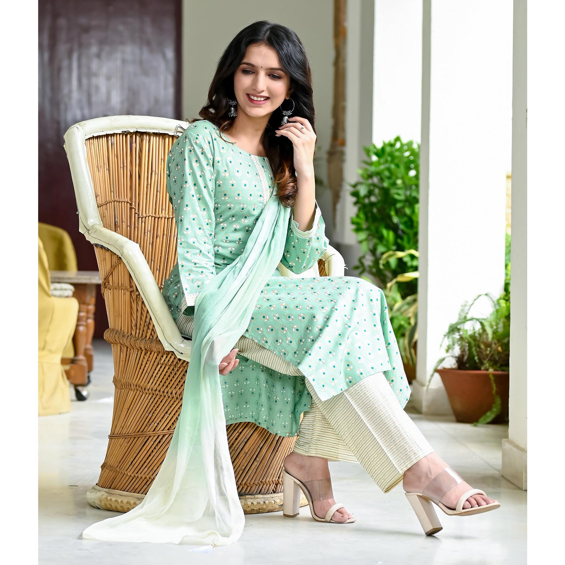 green-floral-foil-printed-pure-cotton-suit