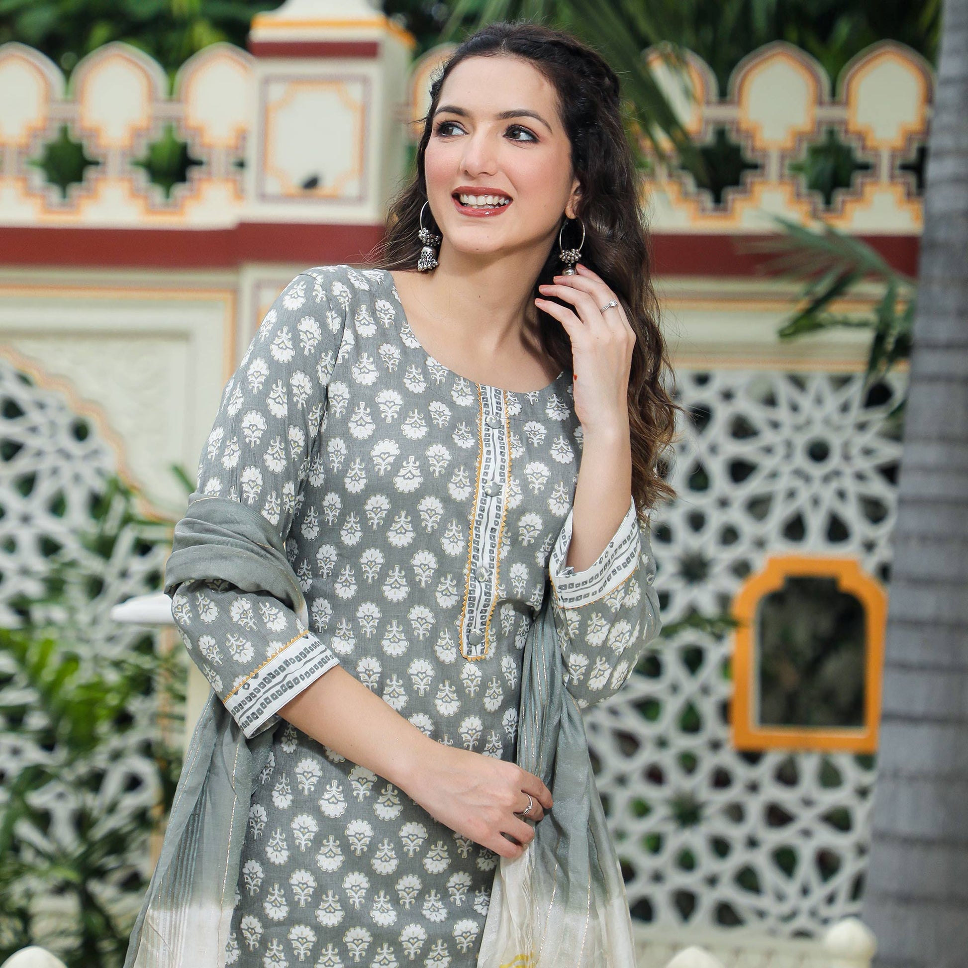 grey-floral-foil-printed-rayon-suit-1