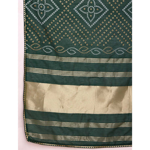 green-bandhani-printed-cotton-silk-saree