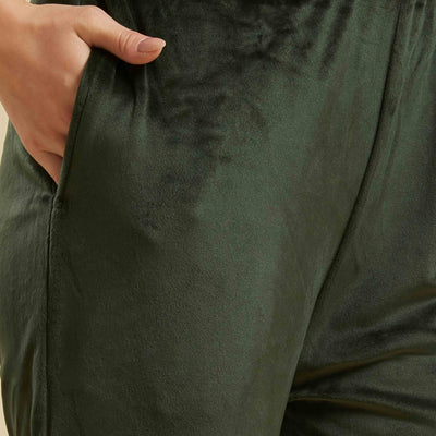 green-embroidered-velvet-straight-top-bottom-set