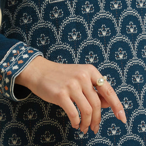 Dark Blue Woolen Straight Kurti