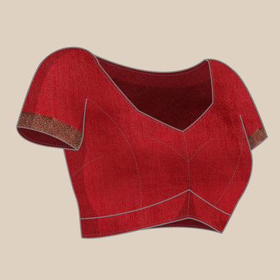 Maroon Foil Printed Chiffon Saree With Tassels