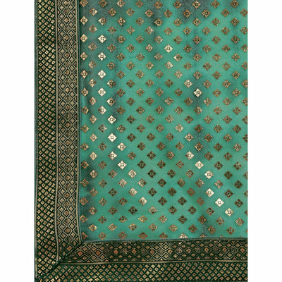 green-foil-printed-lycra-saree-with-lace-border-2