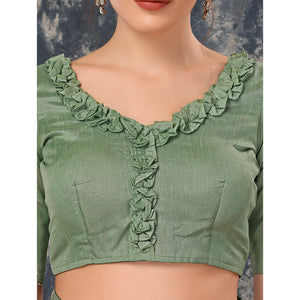green-printed-chiffon-saree-with-lace-border-5