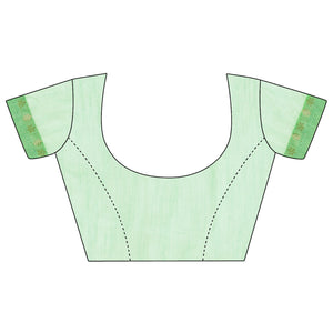 green-zari-work-chiffon-saree