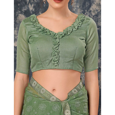 green-printed-chiffon-saree-with-lace-border-6