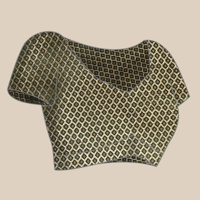 green-floral-foil-printed-chiffon-saree-with-tassels