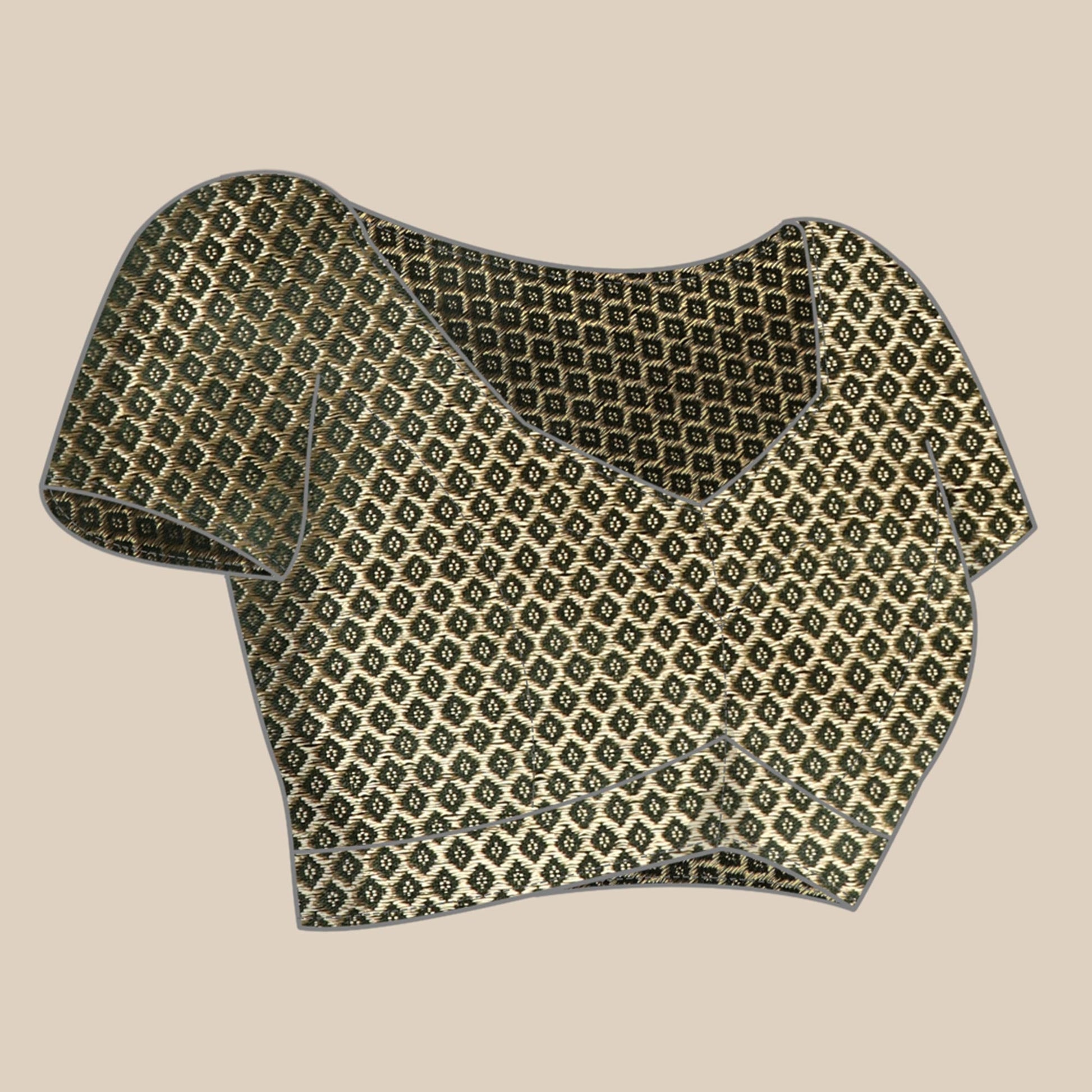 green-floral-foil-printed-chiffon-saree-with-tassels