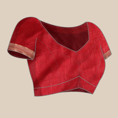 Maroon Floral Printed Vichitra Silk Saree With Tassels