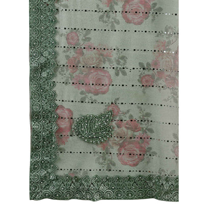 green-floral-digital-printed-lycra-saree-wirh-embroidered-border
