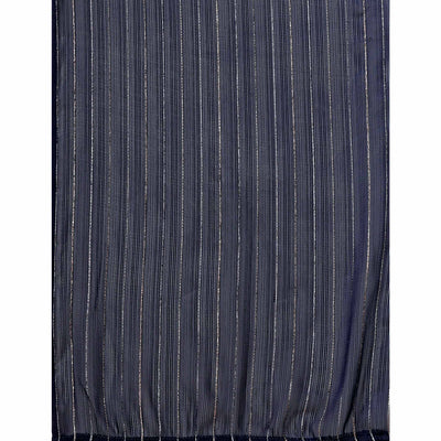 Grey Zari Woven Chiffon Saree