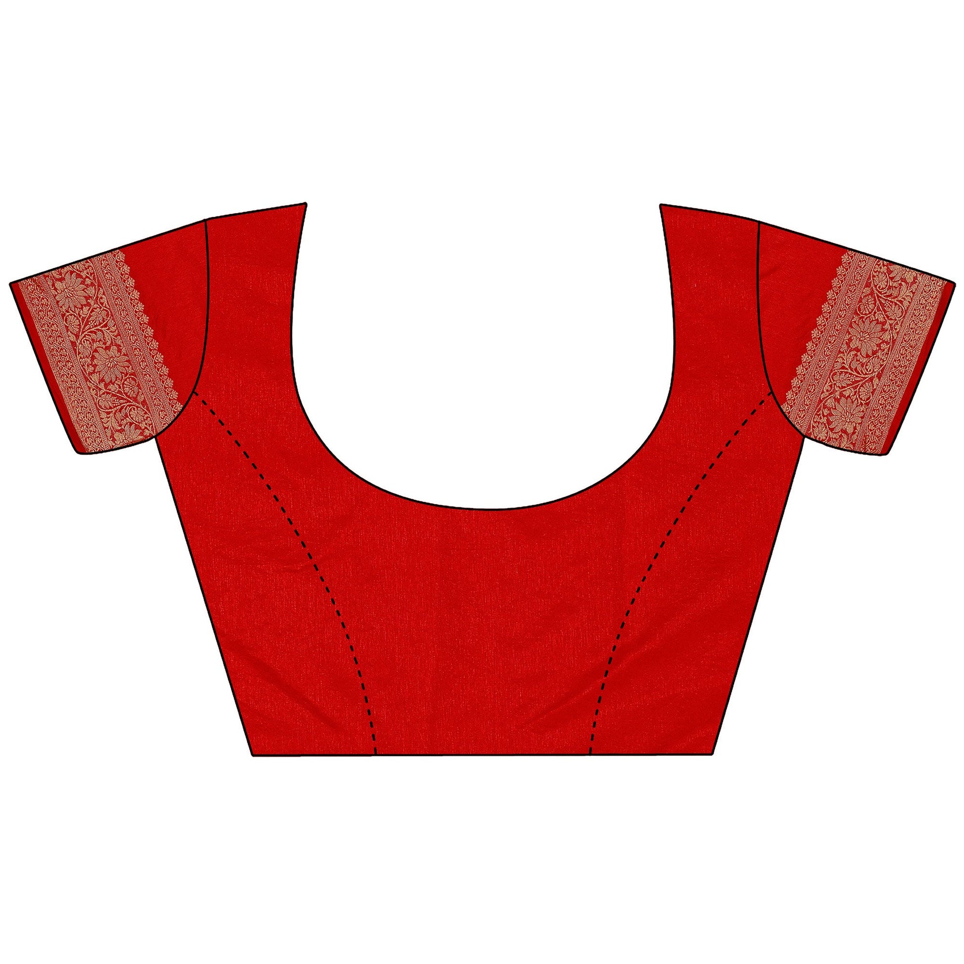 Maroon Floral Embroidered Organza Saree