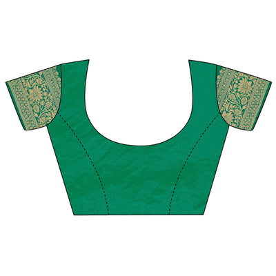 green-floral-embroidered-organza-saree-7