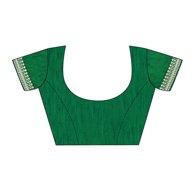 green-sequins-embroidered-chiffon-saree