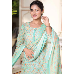 green-floral-printed-pure-cotton-suit-1