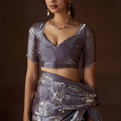 grey-floral-foil-printed-satin-silk-saree-with-zarkan-border-4
