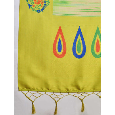 green-kanoko-print-weaving-soft-banarasi-silk-saree