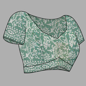 green-batik-printed-chanderi-cotton-silk-saree