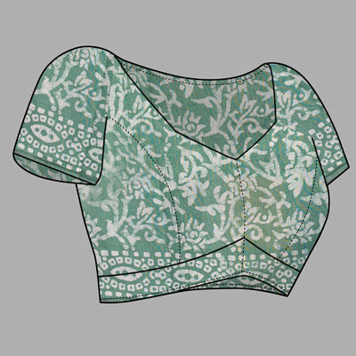 green-batik-printed-chanderi-cotton-silk-saree