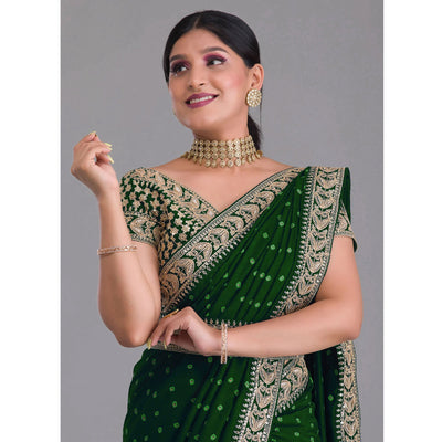 green-printed-with-embroidered-vichitra-silk-saree