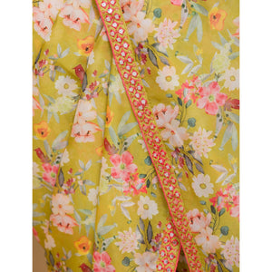 green-floral-printed-chinon-saree-with-fancy-mirror-border