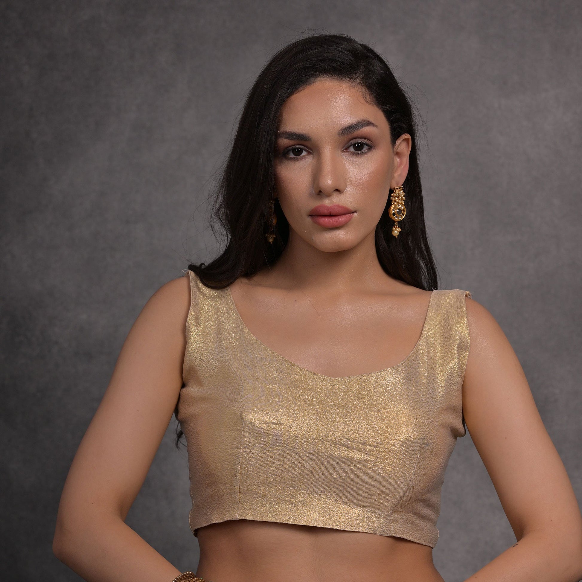 green-foil-printed-with-mirror-work-georgette-saree