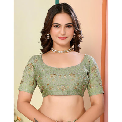 green-sequins-embroidered-embroidered-organza-saree