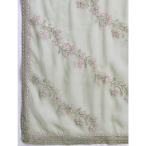 green-floral-sequins-embroidered-chiffon-saree-15