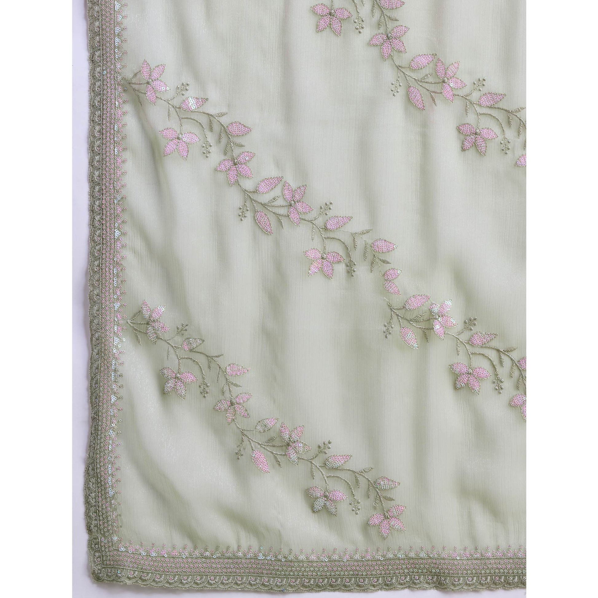 green-floral-sequins-embroidered-chiffon-saree-15