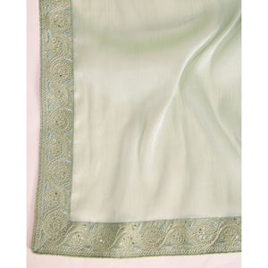 green-solid-with-sequins-embroidery-border-mulberry-silk-saree