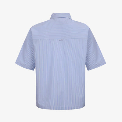 ALMOST GODS | VICTORIA FRESCO SHIRT IN BENGAL STRIPES { BLUE/WHITE