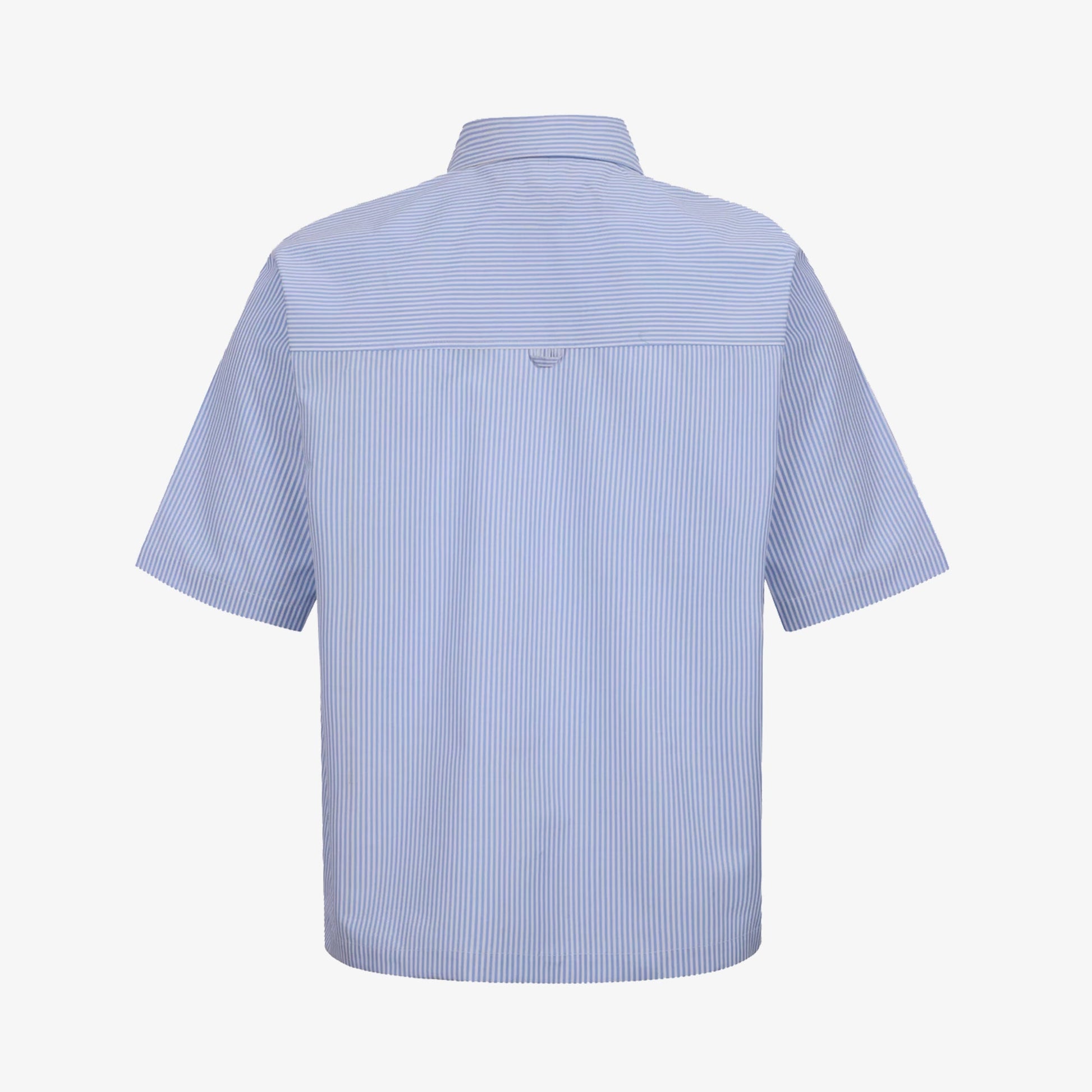 ALMOST GODS | VICTORIA FRESCO SHIRT IN BENGAL STRIPES { BLUE/WHITE