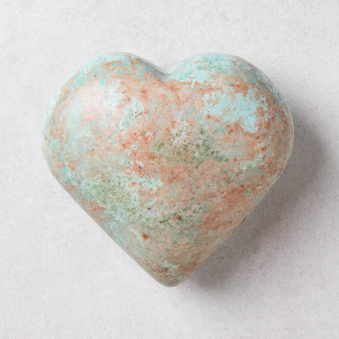 Natural Peruvian Turquoise Hearts  - AAA Premium Quality