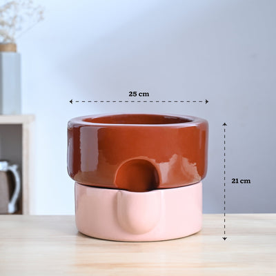 Flower Sunflower Ceramic Planter