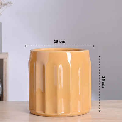 Blushing Sun Ceramic Planter