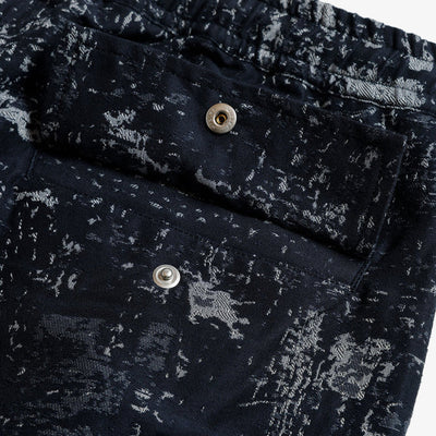 FDMTL | JACQUARD BORO PANTS { BLUE GREY