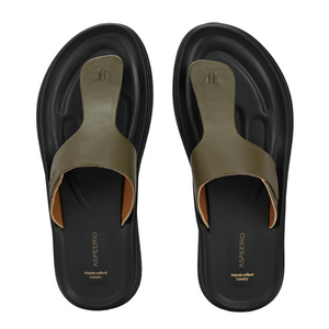 Comet Leather Slippers by Aspeerio