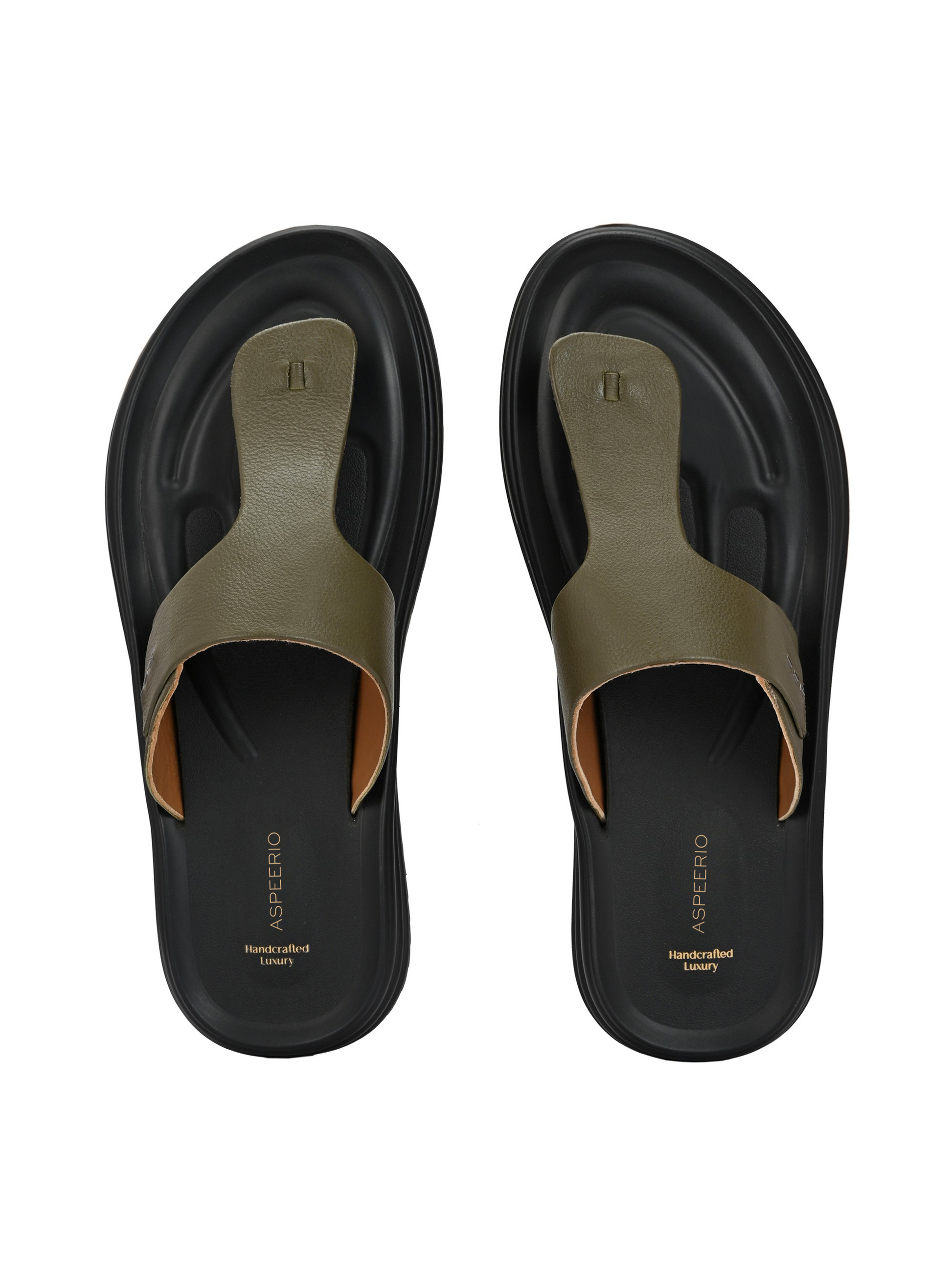 Comet Leather Slippers by Aspeerio