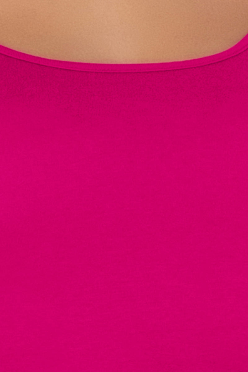Cotton Camisole (Pack of 2) - Nude- Fuchsia