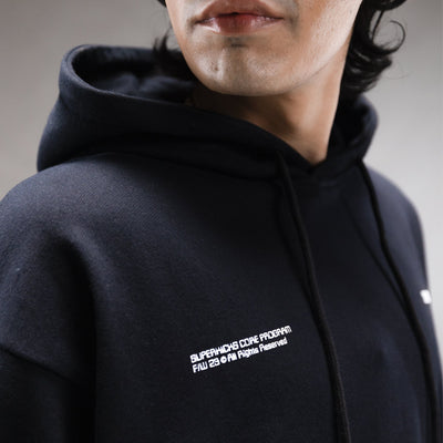 Superkicks | CORE 3.0 UNISEX HOODIE { BLACK