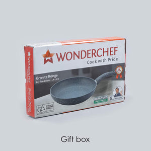 Granite Non-stick Fry Pan, Induction Bottom, by blacktree