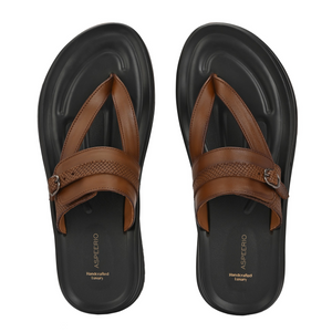 Comet Leather Slippers by Aspeerio