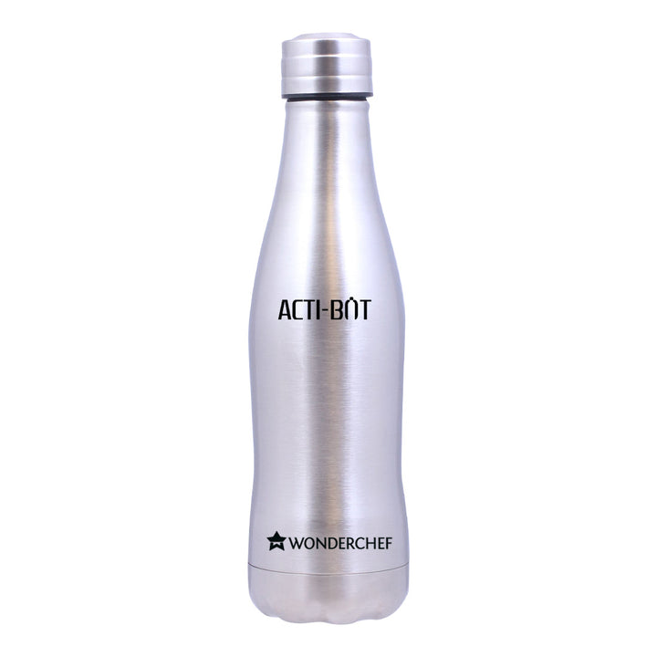 Acti-Bot, 650ml, Stainless Steel Single Wall Water Bottle by blacktree.