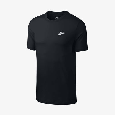 NIKE | SPORTSWEAR CLUB { BLACK/WHITE