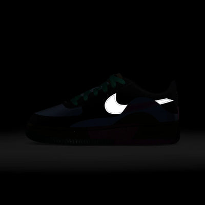Nike | AIR FORCE 1 LV8 2  { BLACK/SUMMIT WHITE-LT ARMORY BLUE