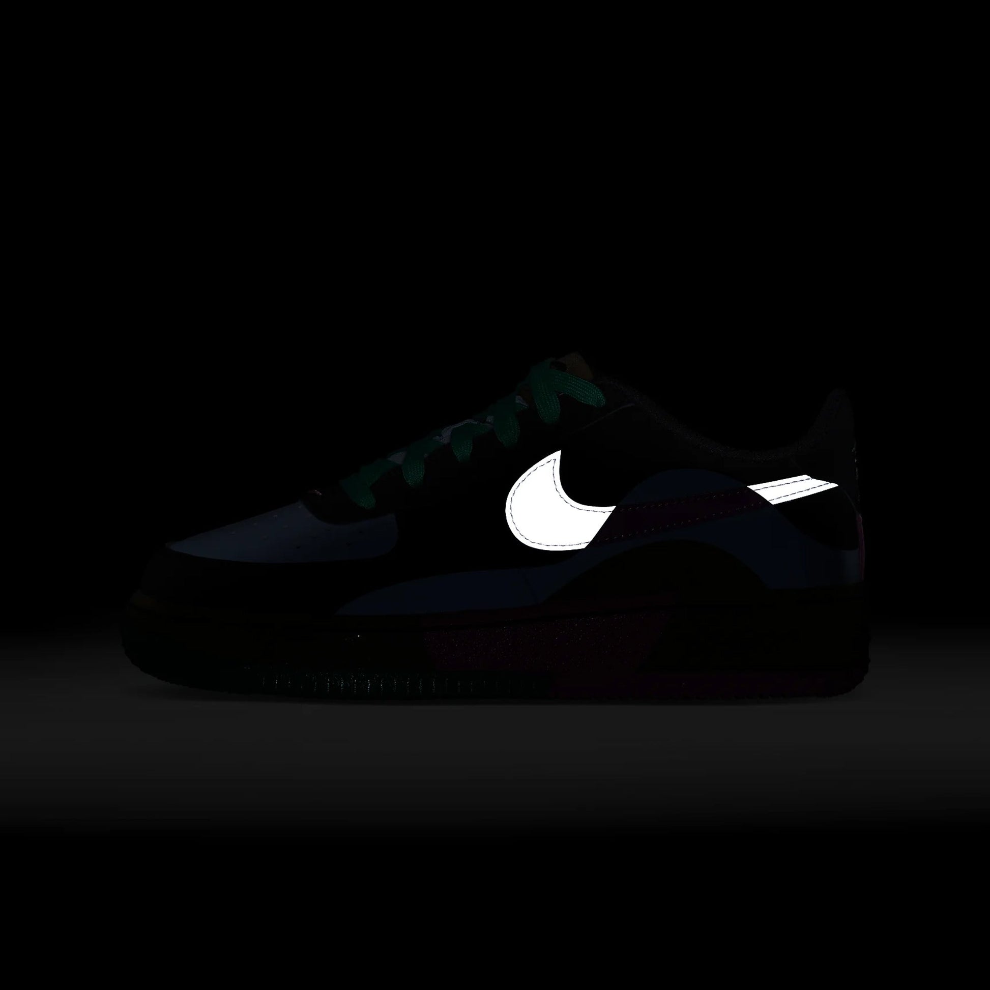 Nike | AIR FORCE 1 LV8 2  { BLACK/SUMMIT WHITE-LT ARMORY BLUE