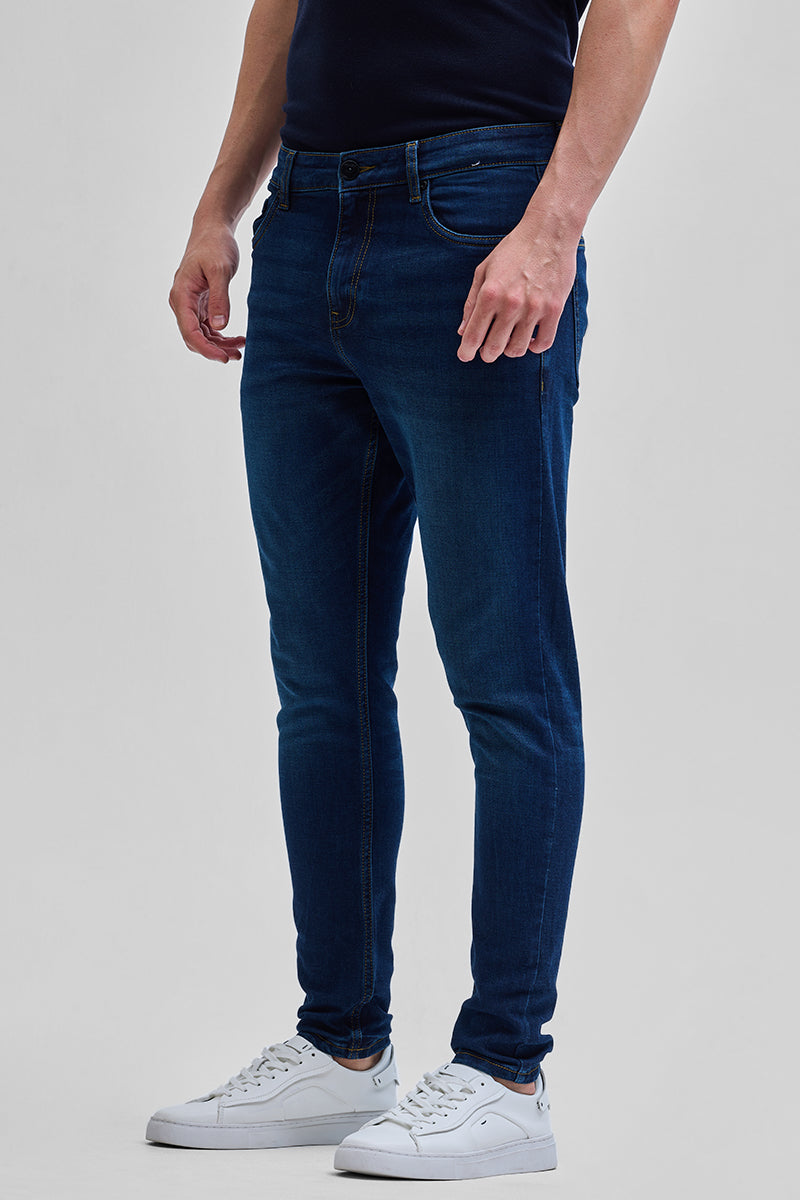 Dark Blue Skinny Fit Jeans