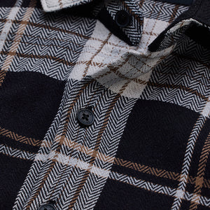 Black Checks Slim Fit Shirt